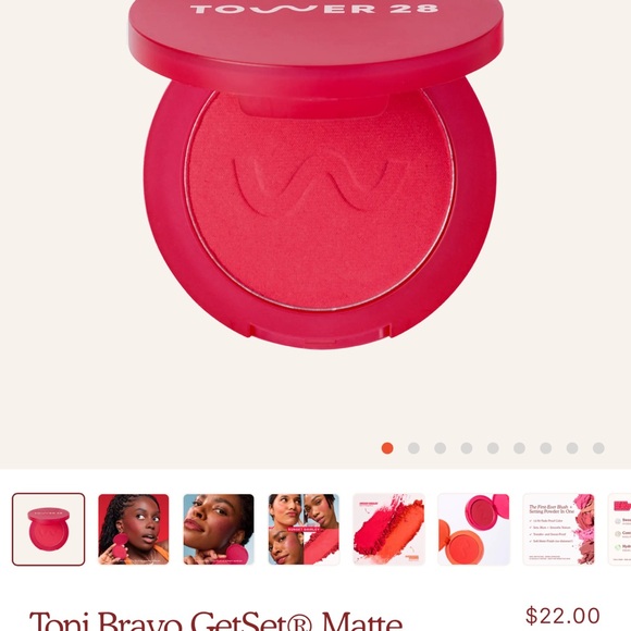 Tower 28 Ube Vanilla LipSofie and Sunset Shirley Blush Set - Picture 3 of 4